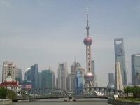 Panorámica del distrito de Pudong