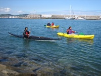 Playa de Poniente desde el kayak